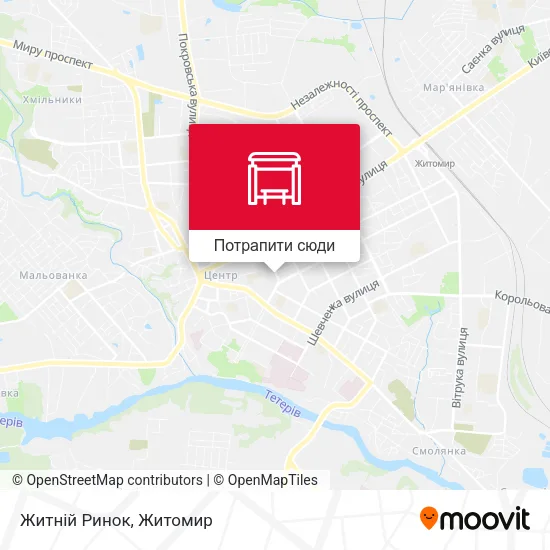 Карта Житній Ринок