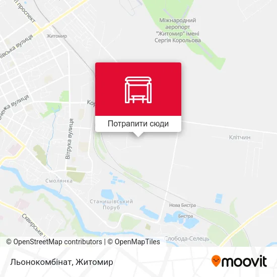 Карта Льонокомбінат