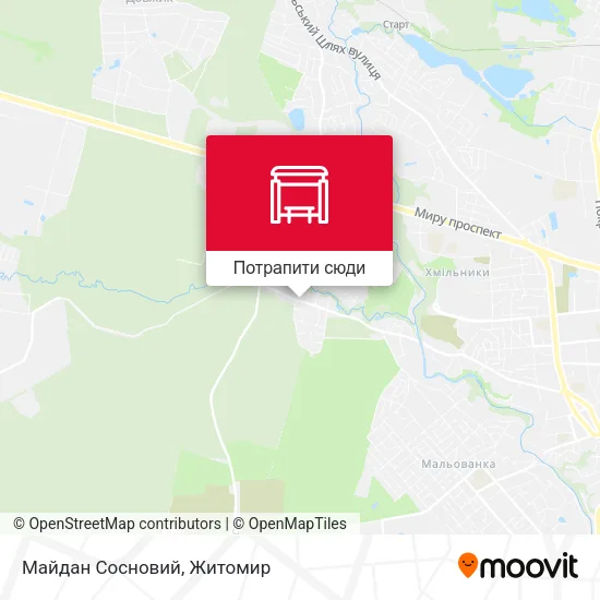 Карта Майдан Сосновий