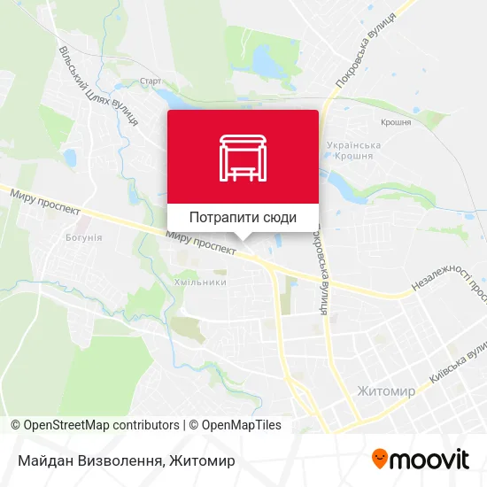 Карта Майдан Визволення