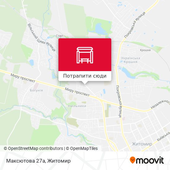 Карта Максютова 27а