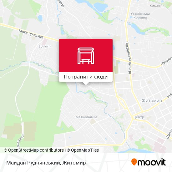 Карта Майдан Руднянський