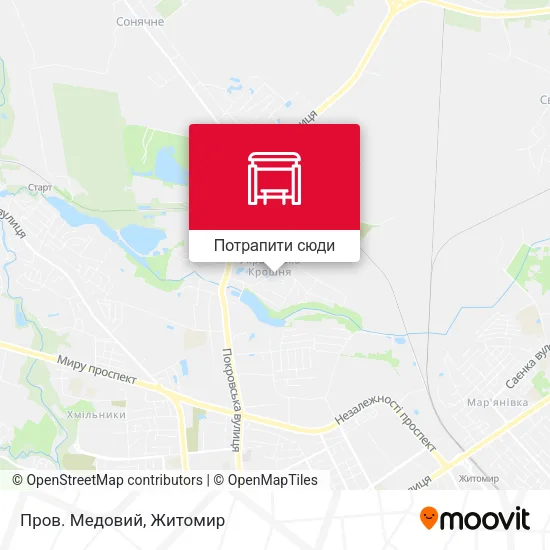 Карта Пров. Медовий