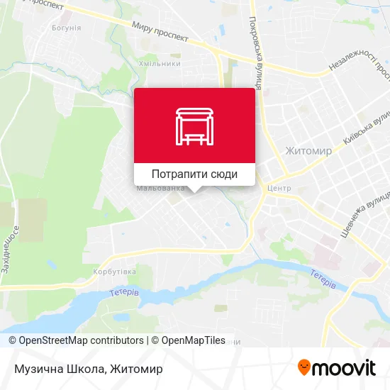Карта Музична Школа