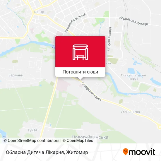Карта Обласна Дитяча Лікарня