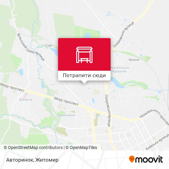 Карта Авторинок