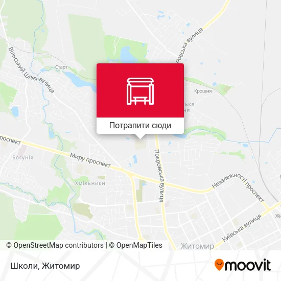 Карта Школи
