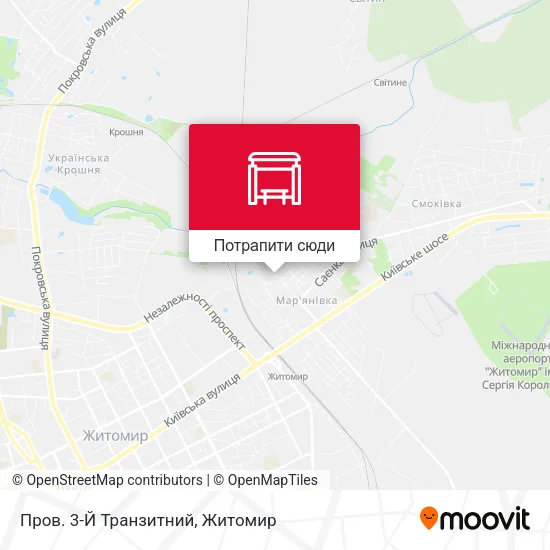 Карта Пров. 3-Й Транзитний