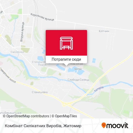 Карта Комбінат Силікатних Виробів
