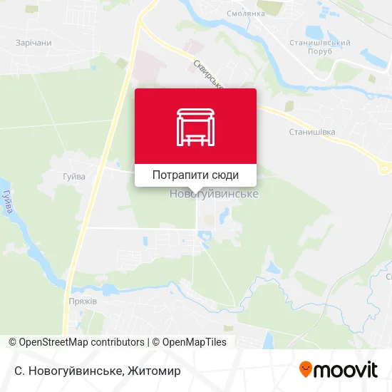 Карта С. Новогуйвинське
