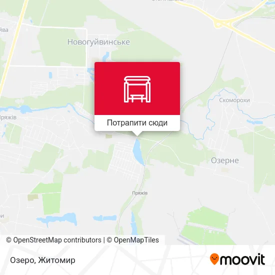 Карта Озеро