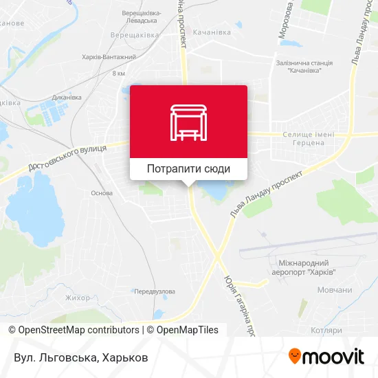 Карта Вул. Льговська