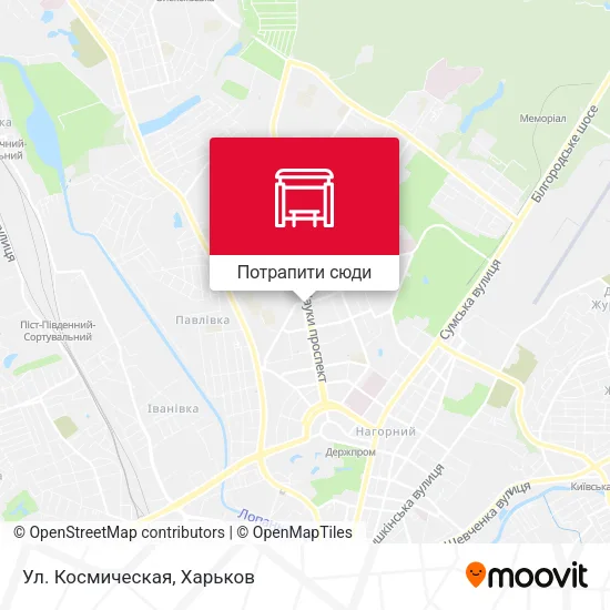 Карта Ул. Космическая