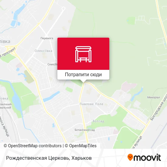 Карта Рождественская Церковь