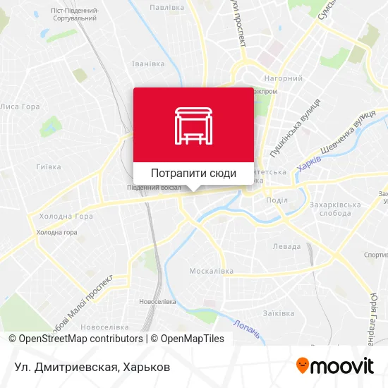 Карта Ул. Дмитриевская