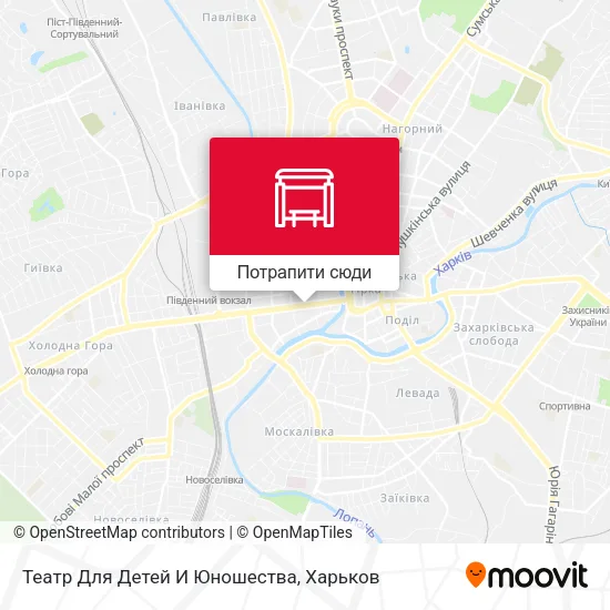 Карта Театр Для Детей И Юношества