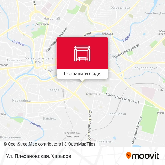 Карта Ул. Плехановская