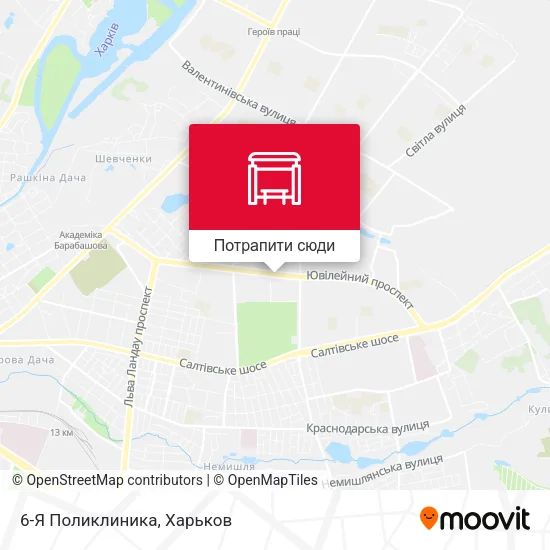 Карта 6-Я Поликлиника