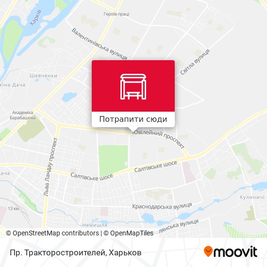 Карта Пр. Тракторостроителей