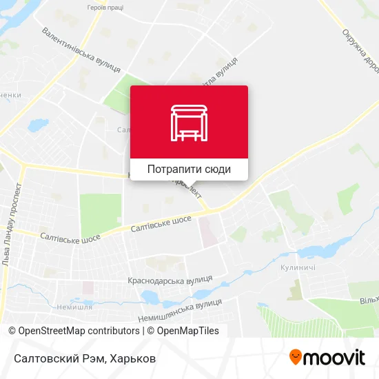Карта Салтовский Рэм