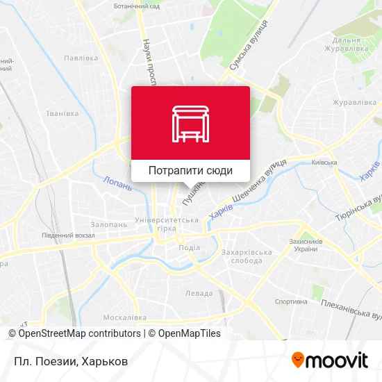 Карта Пл. Поезии