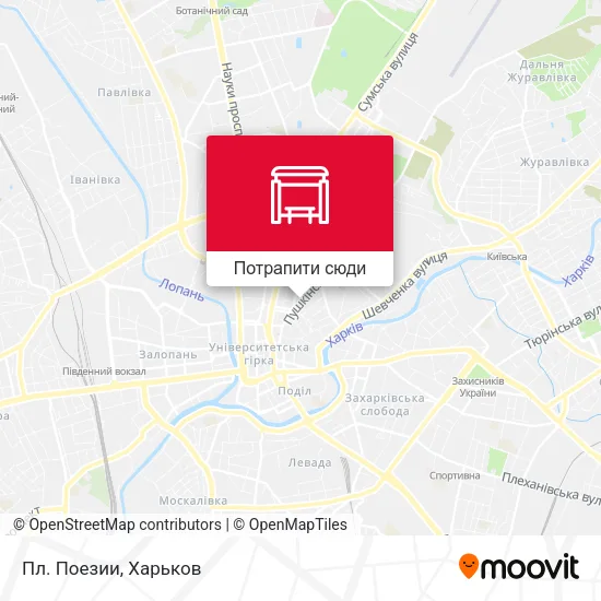 Карта Пл. Поезии