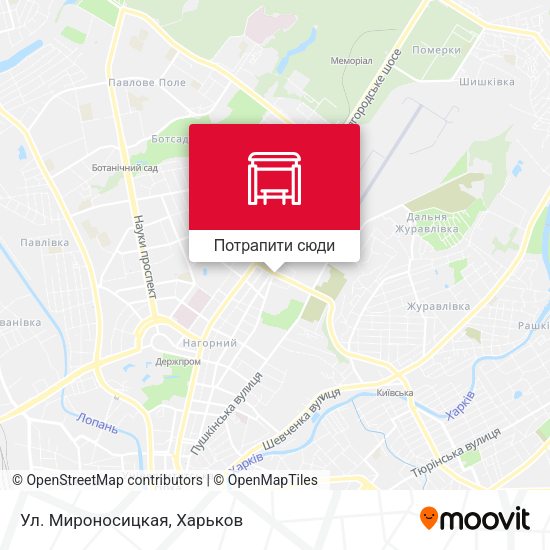 Карта Ул. Мироносицкая