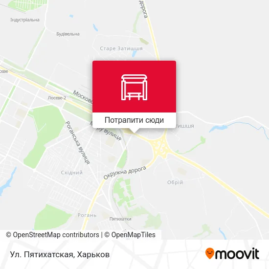 Карта Ул. Пятихатская