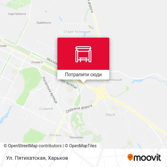 Карта Ул. Пятихатская