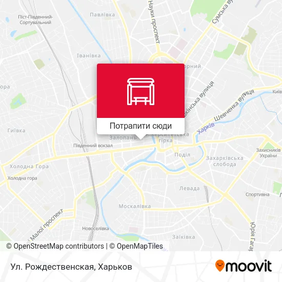 Карта Ул. Рождественская