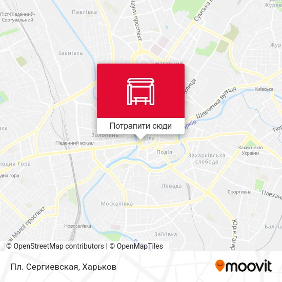 Карта Пл. Сергиевская