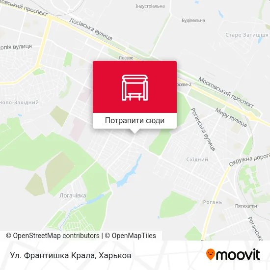 Карта Ул. Франтишка Крала