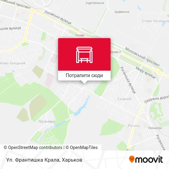 Карта Ул. Франтишка Крала