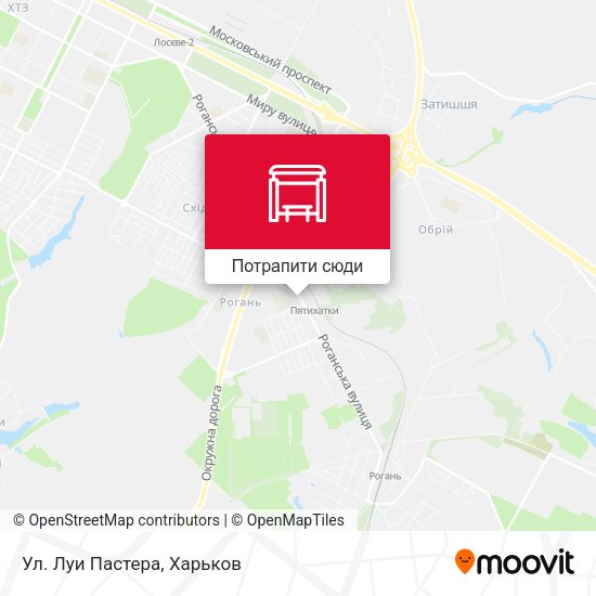 Карта Ул. Луи Пастера