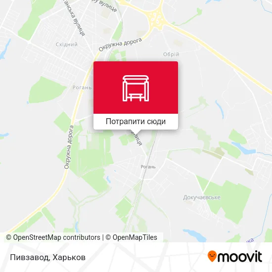 Карта Пивзавод