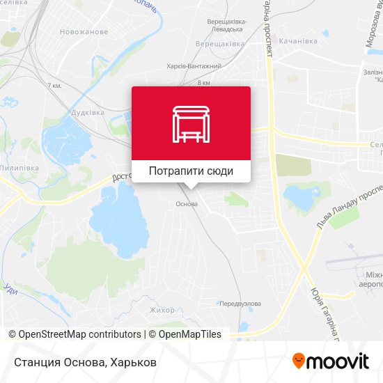 Карта Станция Основа