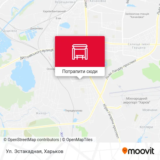 Карта Ул. Эстакадная