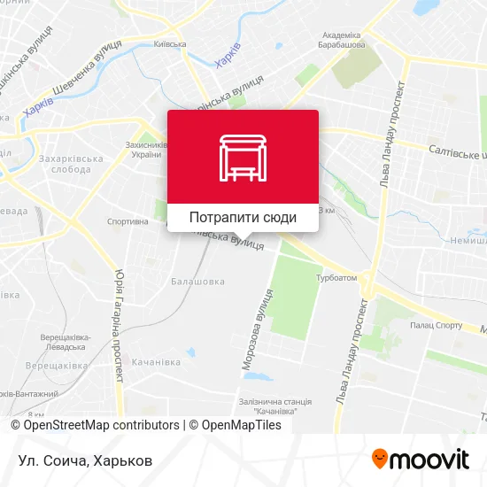 Карта Ул. Соича