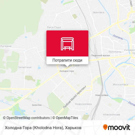 Карта Холодна Гора (Kholodna Hora)