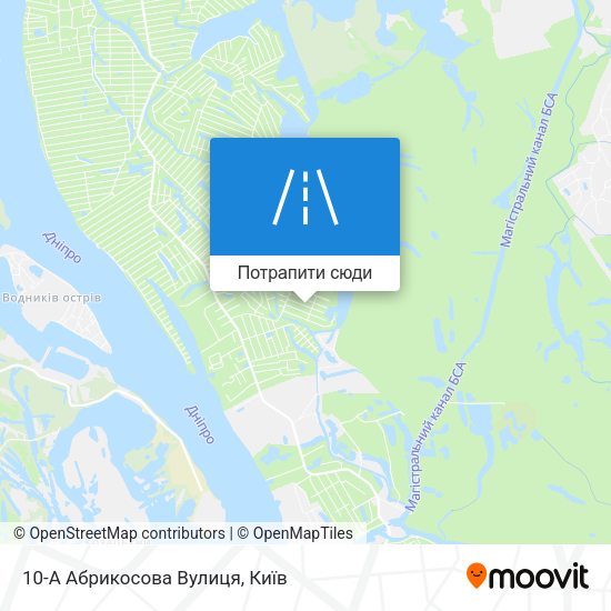 Карта 10-А Абрикосова Вулиця