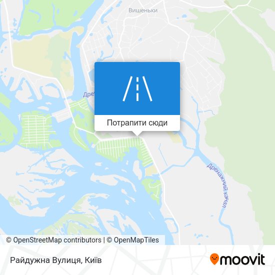 Карта Райдужна Вулиця