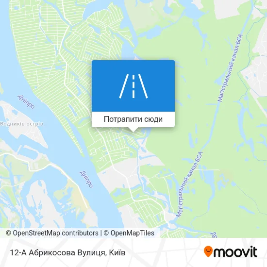 Карта 12-А Абрикосова Вулиця