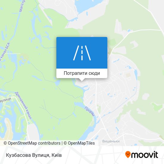 Карта Кузбасова Вулиця