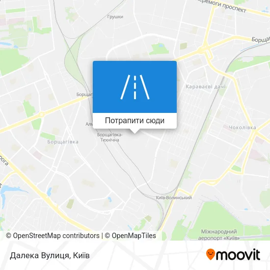 Карта Далека Вулиця