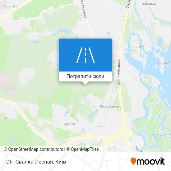Карта Dh -Свалка Лесная