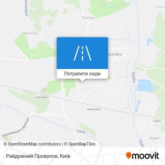 Карта Райдужний Провулок