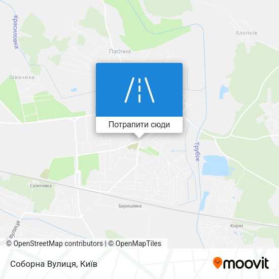 Карта Соборна Вулиця