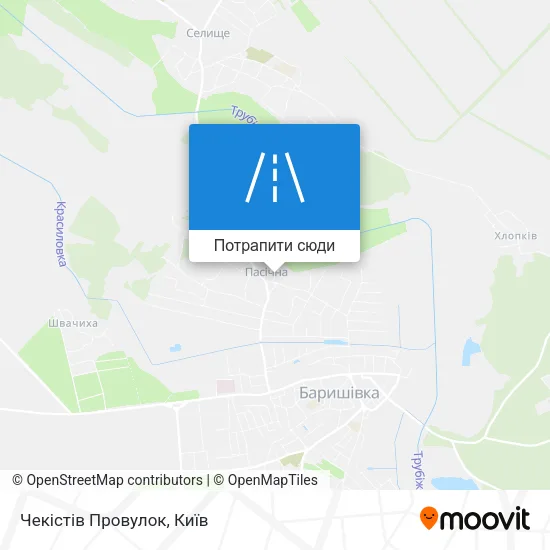 Карта Чекістів Провулок