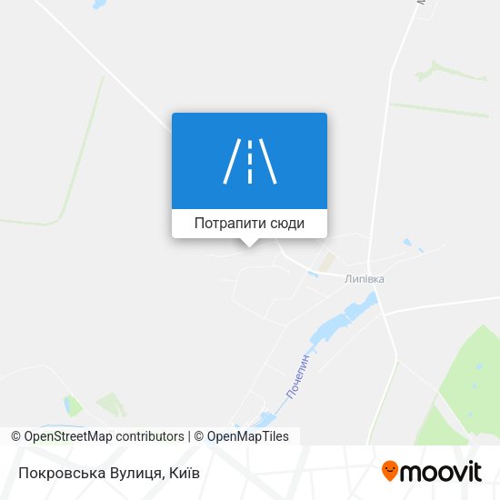 Карта Покровська Вулиця