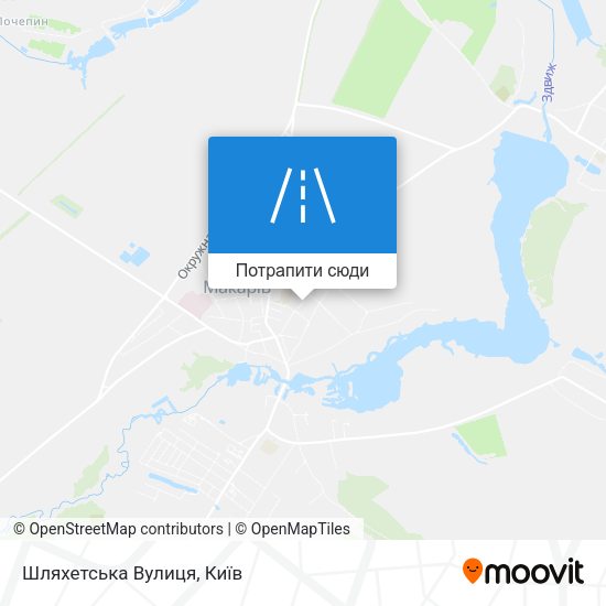 Карта Шляхетська Вулиця
